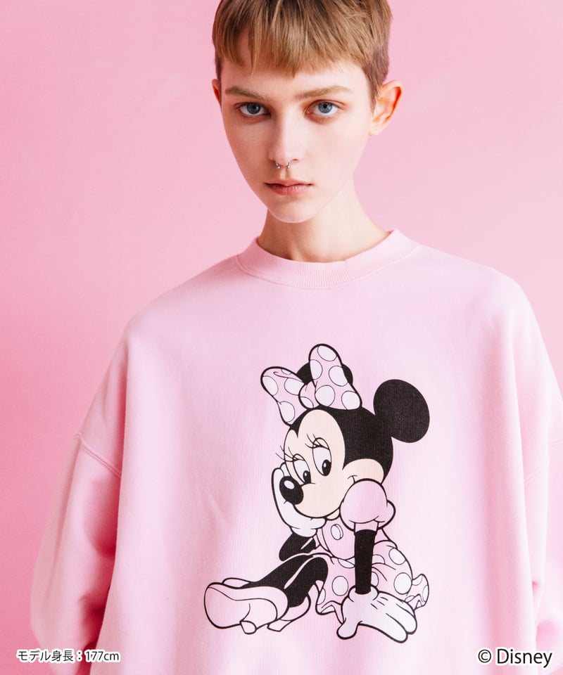 Disney / MINNIE SWEAT TOP【WCJ-TD-021PNK】 | WCJ