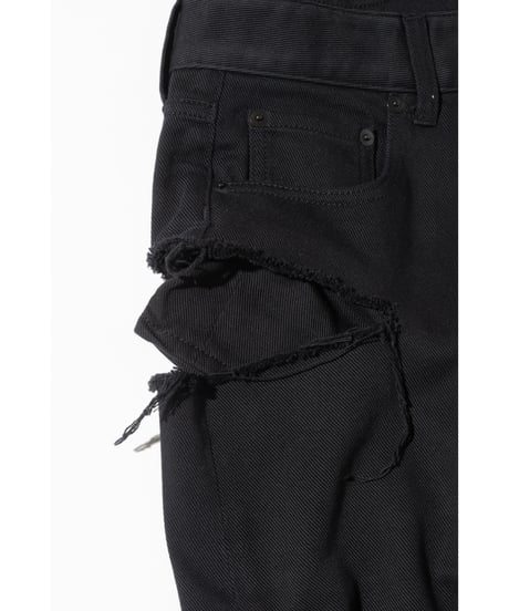 レイヤードパンツ【WCJ-GM-026BLK】