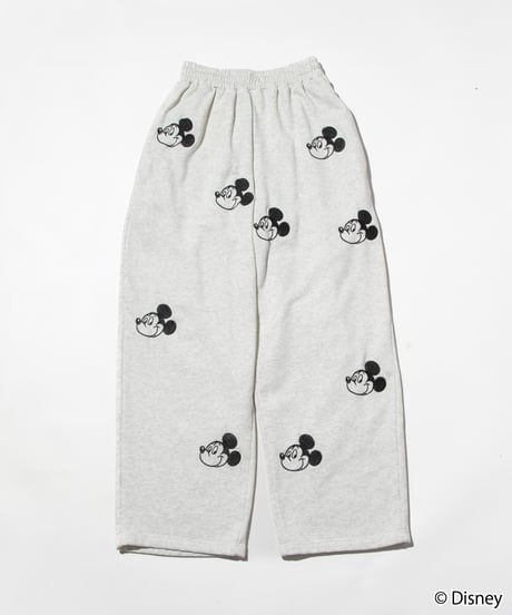 Disney / EMBROIDERY SWEAT PANTS(ミッキー)【WCJ-TD-045GRY01】