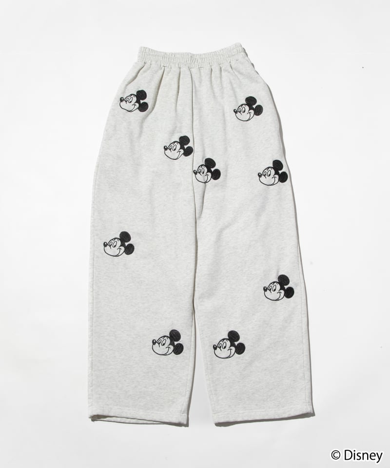 Disney / EMBROIDERY SWEAT PANTS(ミッキー)【WCJ-TD-04