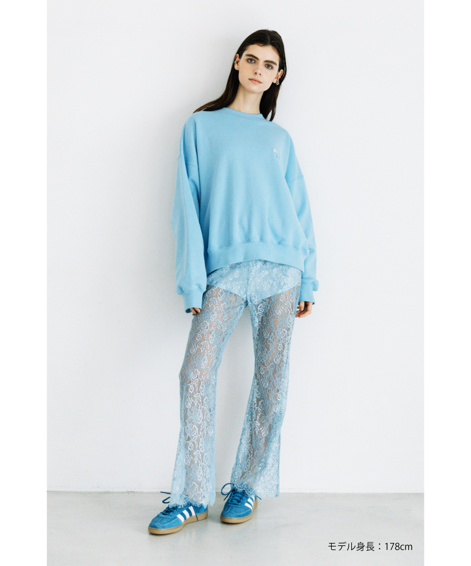 レースフレアパンツ【WCJ-PP-100BLU】 | WCJ OFFICIAL WEB STORE