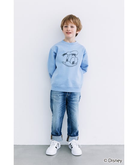 Disney / KIDS SWEAT TOP(ドナルド)【WCJ-TD-002SAX03】