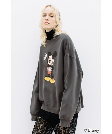 Disney / BIG SWEAT TOP(ミッキー)【WCJ-NA-041DGY01】