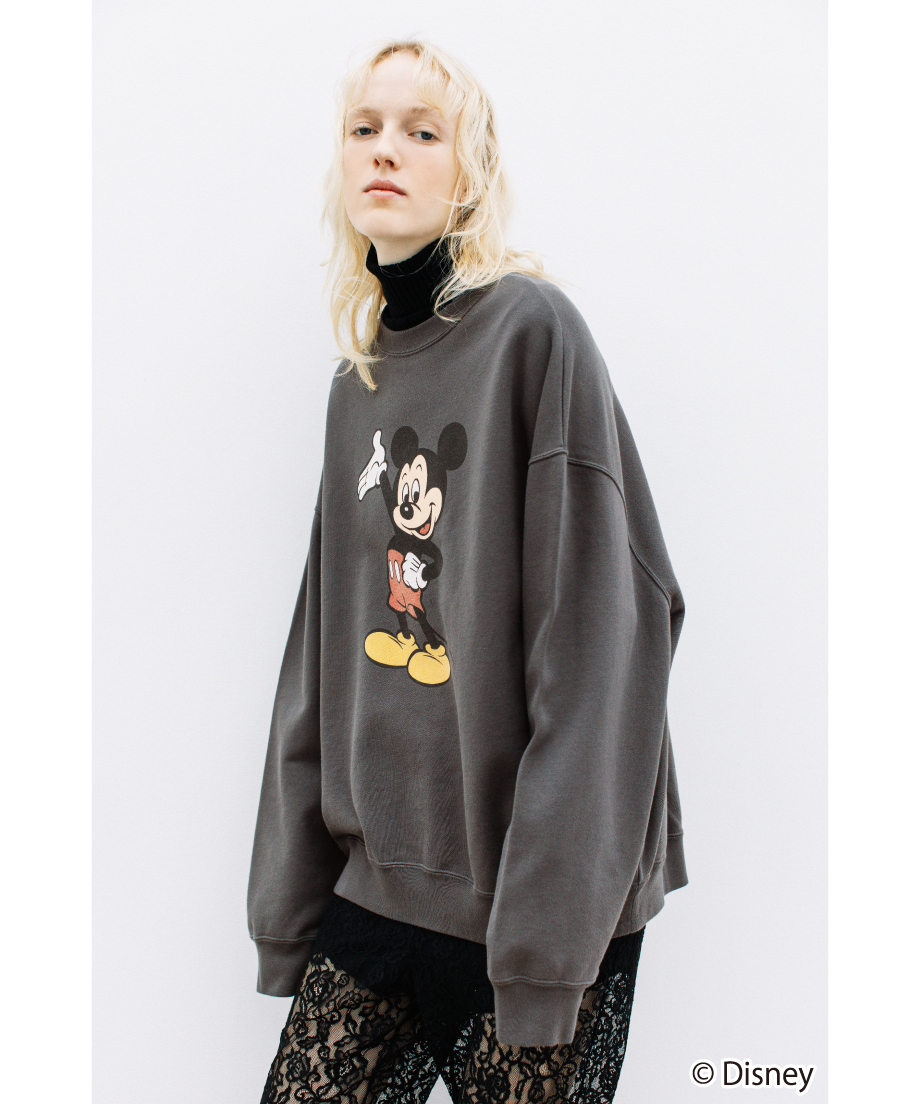 Disney / BIG SWEAT TOP(ミッキー)【WCJ-NA-041DGY01】 |