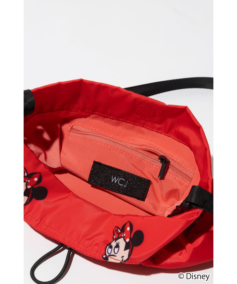 撥水】Disney / SHOULDER BAG（S）(ミニー)【WCJ-TD-033RED