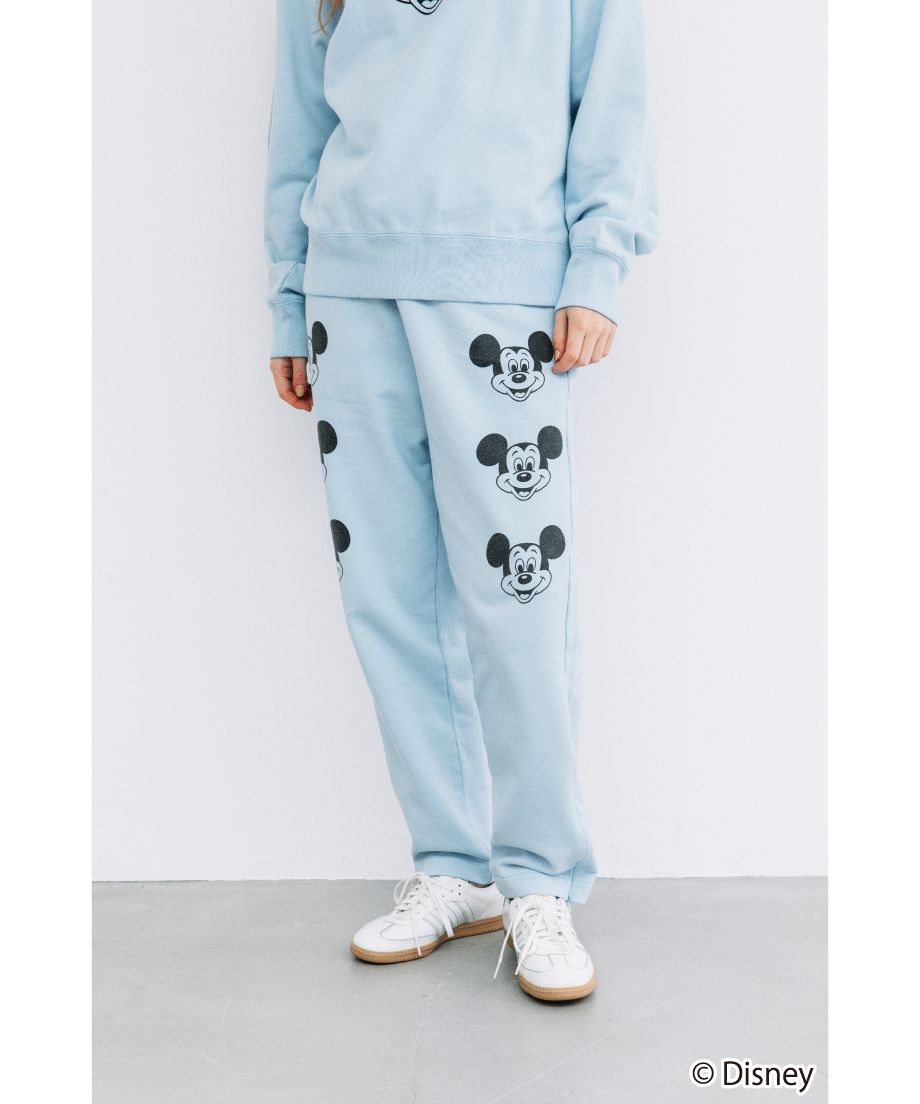 新品 WCJ スウェット Disney / ミッキー サックス ブルー Disney / SWEAT PANTS(ミッキー)【WCJ-NA-050SAX01】 | W