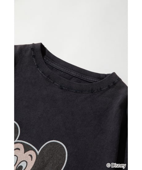 Disney / OVER DYE SS TEE（ミッキー）【WCJ-GC-027BLK01】