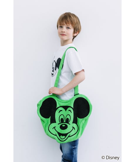 Disney / FACE DESIGN TOTE BAG(ミッキー)【WCJ-GC-055GRN01】