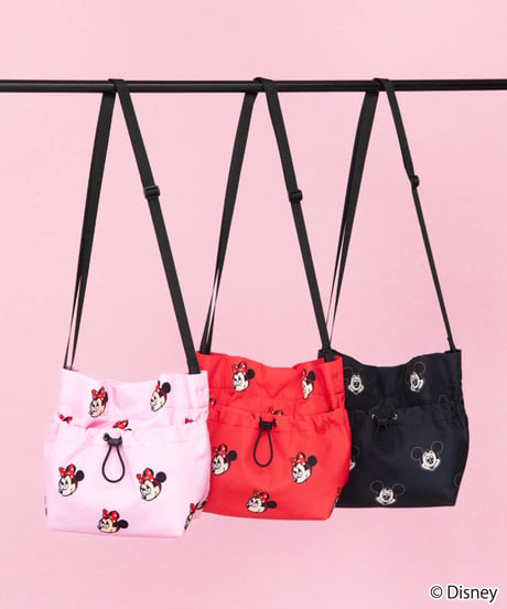 【撥水】Disney / SHOULDER BAG（S）(ミニー)【WCJ-TD-033PNK02】