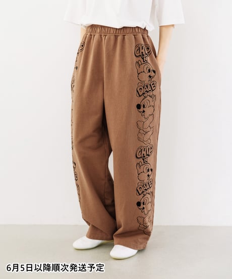 Disney / SWEAT PANTS(チップ＆デール)【WCJ-TD-053BRN08】※6月5日以降順次発送予定