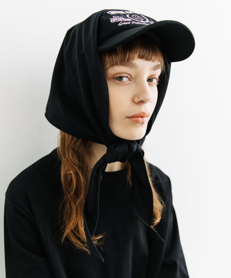 スカーフキャップ【WCJ-SM-063BLK】 | WCJ OFFICIAL WEB STORE