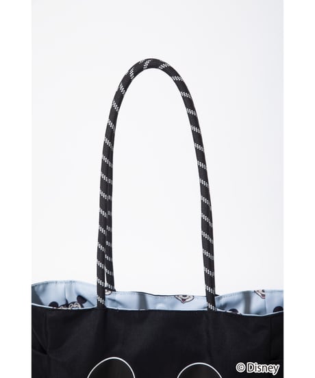【撥水】Disney / REVERSIBLE TOTE BAG(ミッキー)【WCJ-TD-012BLK-SAX01】