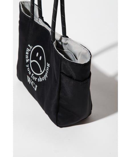 【撥水】リバーシブルトートバッグ（S）【WCJ-TB-016BLK-GRY】
