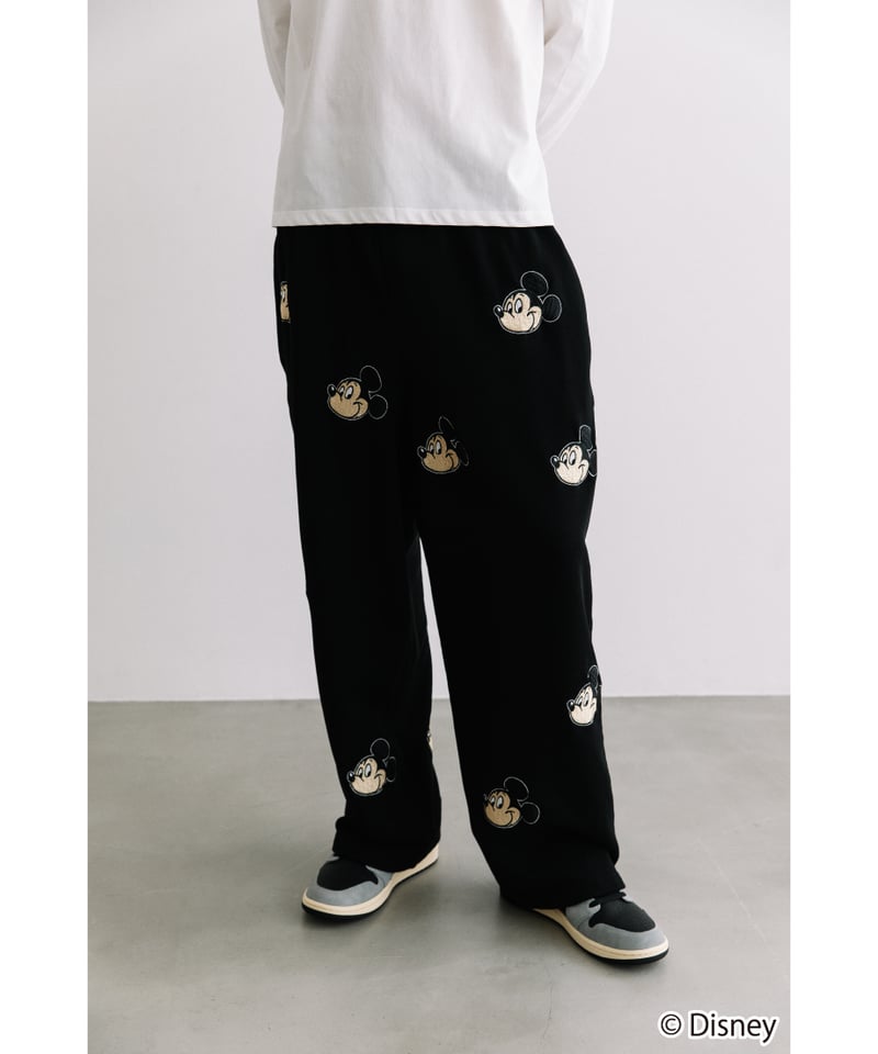 Disney / EMBROIDERY SWEAT PANTS(ミッキー)【WCJ-TD-04