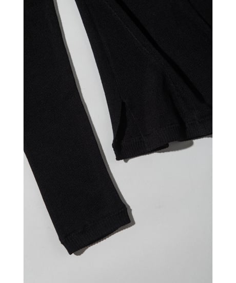 シアーニットTOPS【WCJ-MK-029BLK】