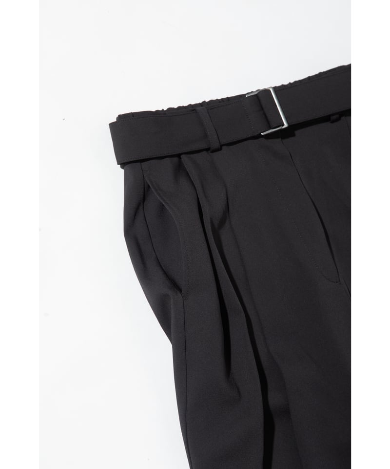速乾】ベルト付きツータックパンツ【WCJ-TA-022BLK】 | WCJ OFFICIAL