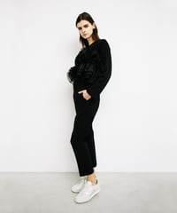 ストレッチスリムスラックス【WCJ-TC-119BK】