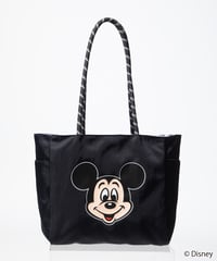 【撥水】Disney / REVERSIBLE TOTE BAG(ミッキー)【WCJ-TD-012BLK-SAX01】