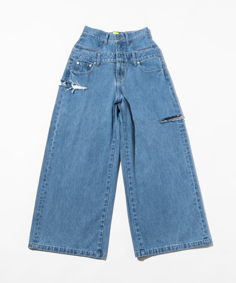 レイヤードデニムパンツ【WCJ-GM-026BLU】 | WCJ OFFICIAL WEB S