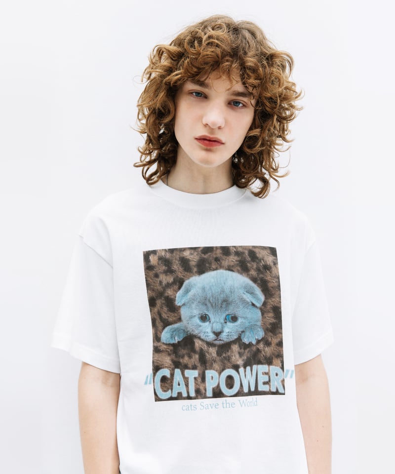 CAT POWER SS TEE【WCJ-LK-020BLK】 | WCJ OFFICIAL
