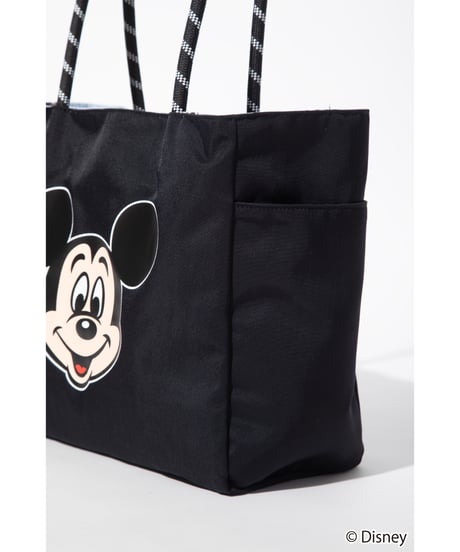 【撥水】Disney / REVERSIBLE TOTE BAG(ミッキー)【WCJ-TD-012BLK-SAX01】