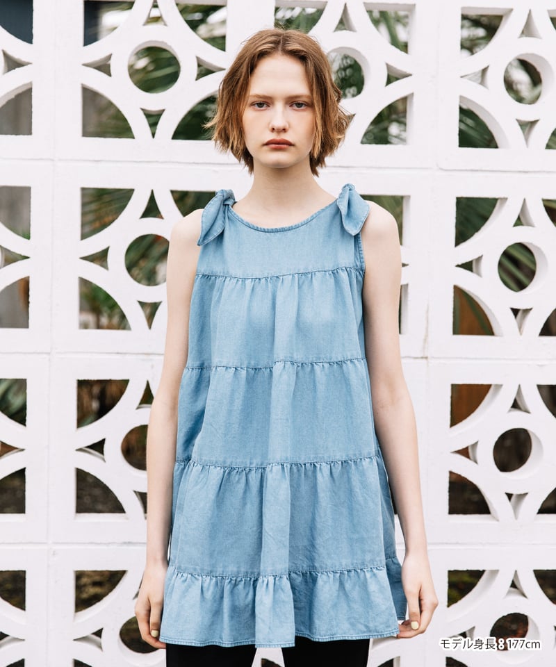 2WAYティアードチュニック【WCJ-PP-114BLU】 | WCJ OFFICIAL WE