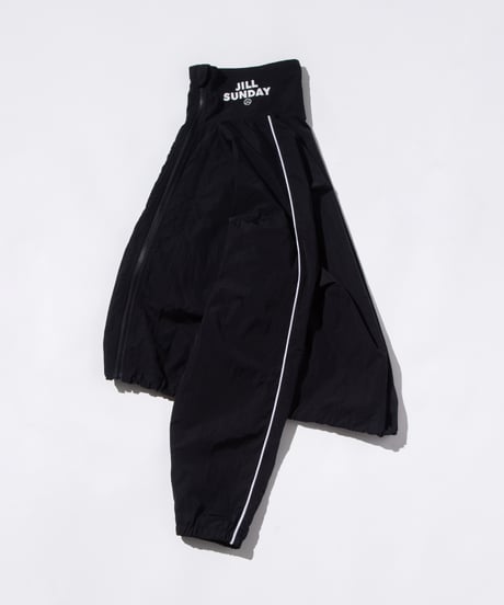 【撥水】トラックジャケット【WCJ-AB-087BLK】