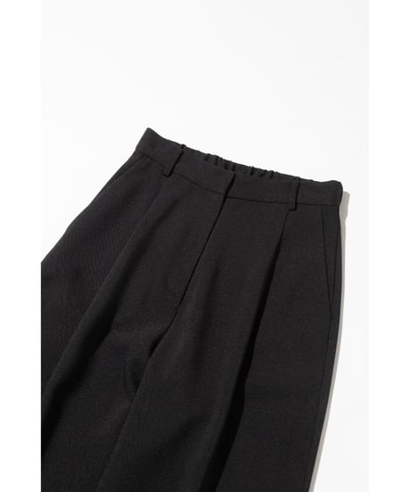 【速乾】【防シワ】ワンタックパンツ【WCJ-TC-143BLK】