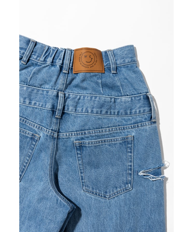 レイヤードデニムパンツ【WCJ-GM-026BLU】 | WCJ OFFICIAL WEB S