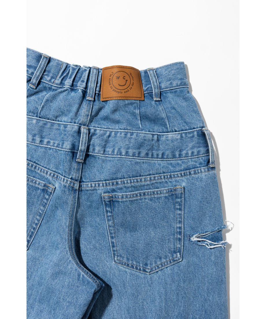 レイヤードデニムパンツ【WCJ-GM-026BLU】 | WCJ OFFICIAL WEB S