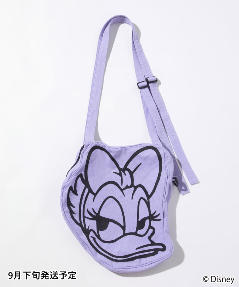 WCJ ディズニー デイジー ショルダーバッグ Disney / FACE DESIGN SHOULDER BAG(デイジー)【WCJ-GC-