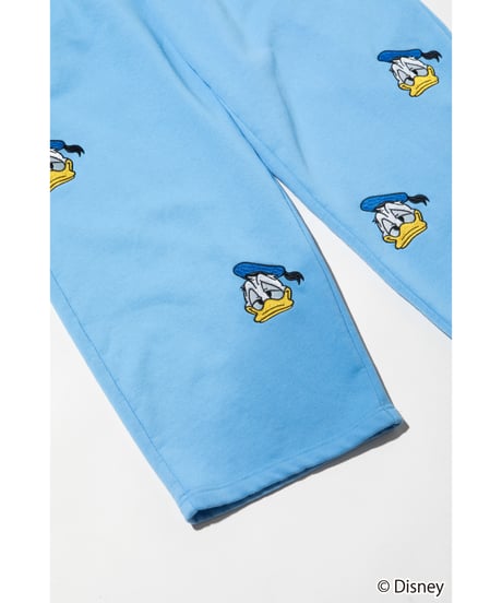 Disney / EMBROIDERY SWEAT PANTS(ドナルド)【WCJ-TD-045BLU03】