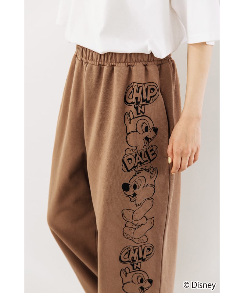 Disney / SWEAT PANTS(チップ＆デール)【WCJ-TD-053BRN08】※
