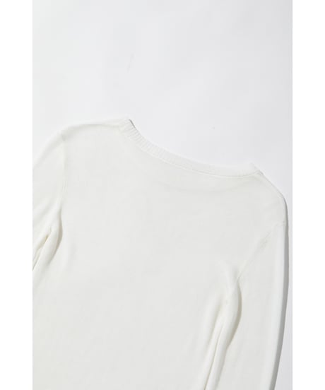 シアーニットTOPS【WCJ-MK-029IVO】