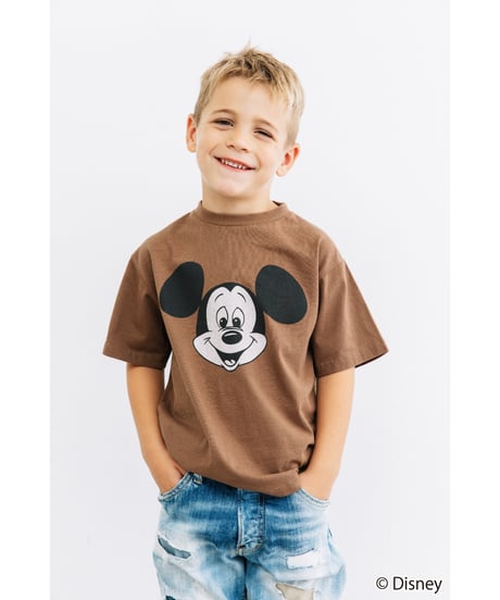 Disney / KIDS TEE（ミッキー）【WCJ-GC-051BRN01】