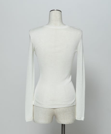 シアーニットTOPS【WCJ-MK-029IVO】