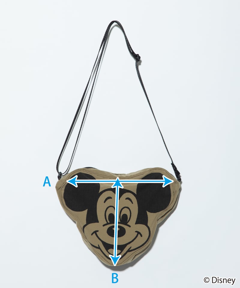 Disney / FACE DESIGN SHOULDER BAG（S）(ミッキー)【WCJ-