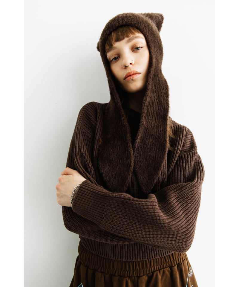 猫耳ニット帽【WCJ-SM-062BRN】 | WCJ OFFICIAL WEB STORE