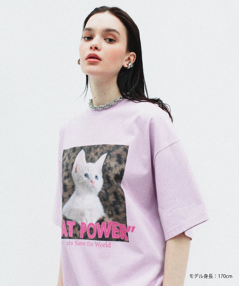 CAT POWER SS TEE【WCJ-LK-004PK】 | WCJ OFFICIAL W...