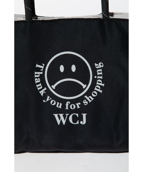 【撥水】リバーシブルトートバッグ（S）【WCJ-TB-016BLK-GRY】