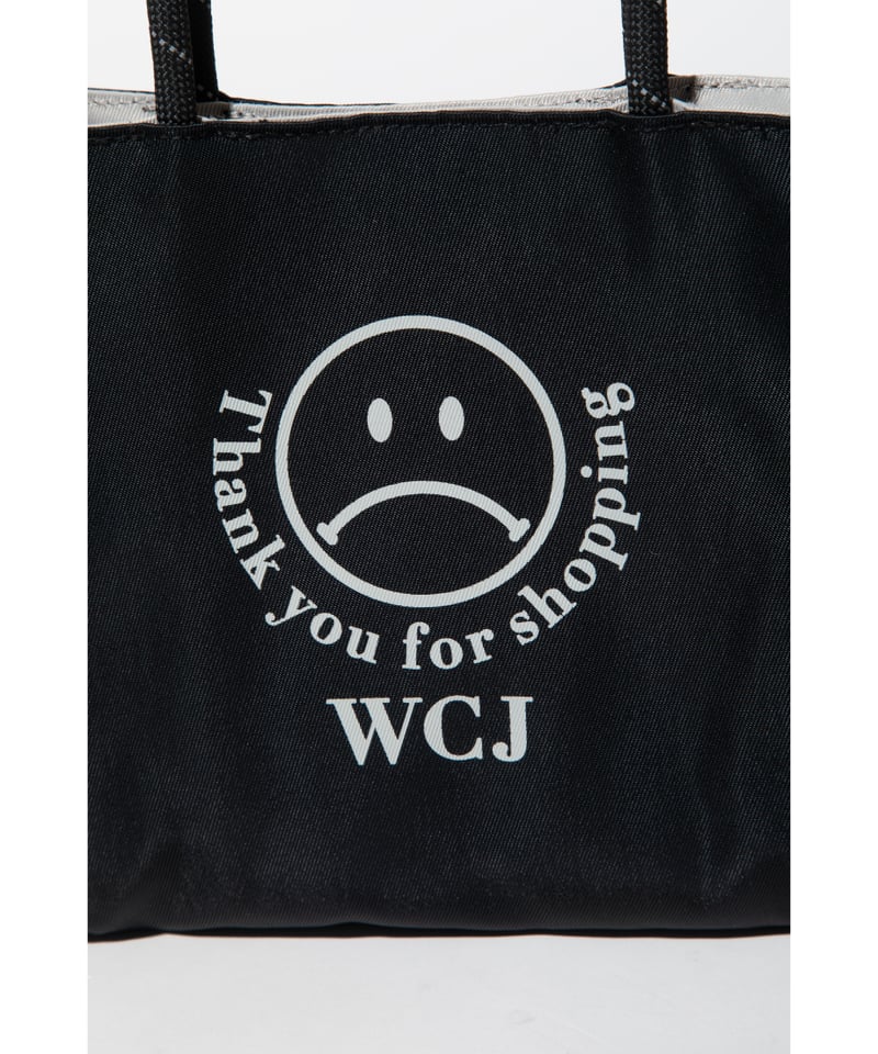 撥水】リバーシブルトートバッグ（S）【WCJ-TB-016BLK-GRY
