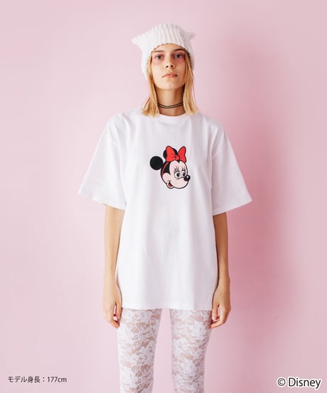 Disney / OVER DYE SS TEE（ミニー）【WCJ-GC-027WHT02】