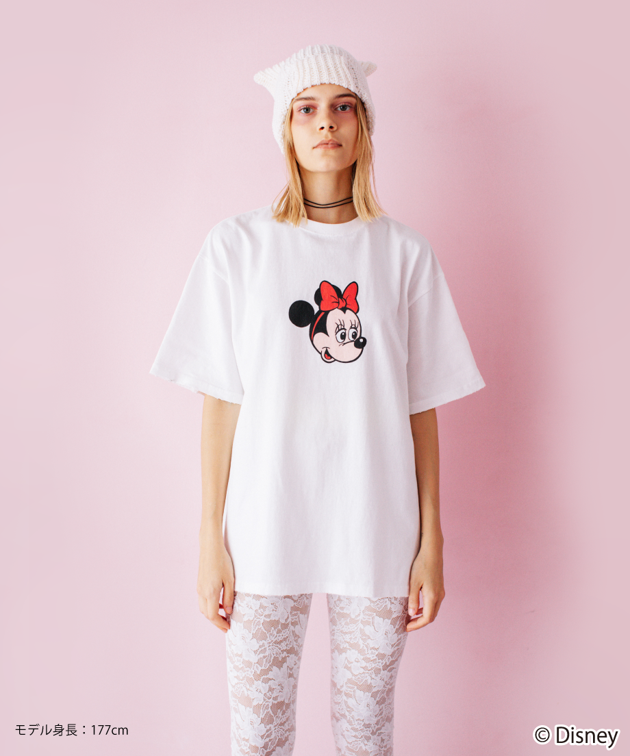 Disney / OVER DYE SS TEE(ミニー)【WCJ-GC-027WHT02】 Disney / OVER DYE SS TEE(ミニー)【WCJ-GC-027WHT02】