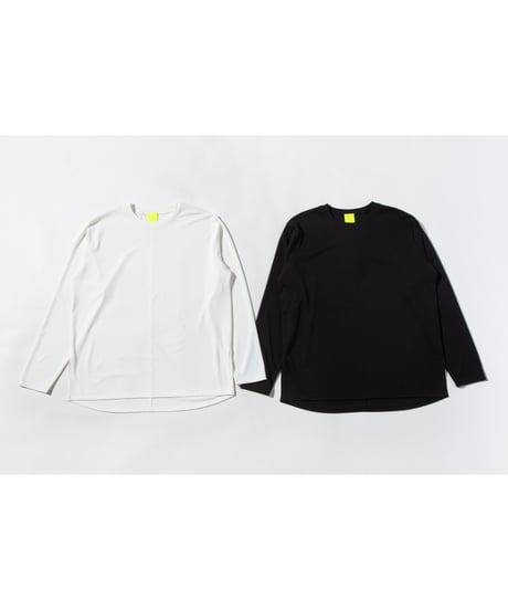 【速乾】【防シワ】オーバーサイズアウトシームカットソー【WCJ-PP-122BLK】
