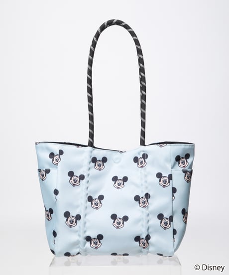 【撥水】Disney / REVERSIBLE TOTE BAG(ミッキー)【WCJ-TD-012BLK-SAX01】