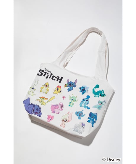 【撥水】Disney / Lilo & Stitch 膨張エコバッグ【WCJ-TD-019IVO】