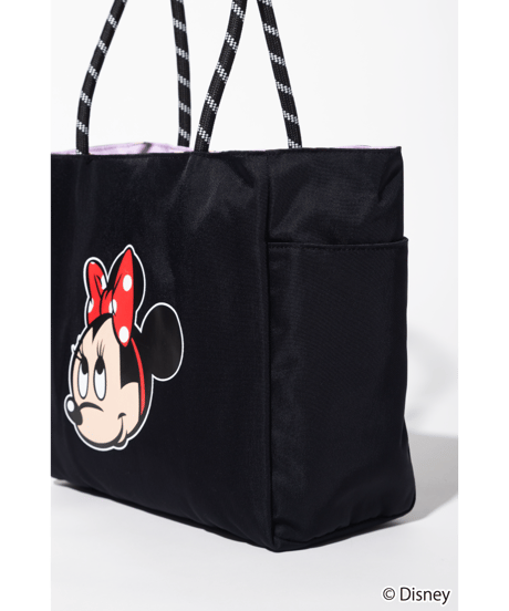 【撥水】Disney / REVERSIBLE TOTE BAG(ミニー)【WCJ-TD-012BLK-PNK02】※5月下旬発売予定