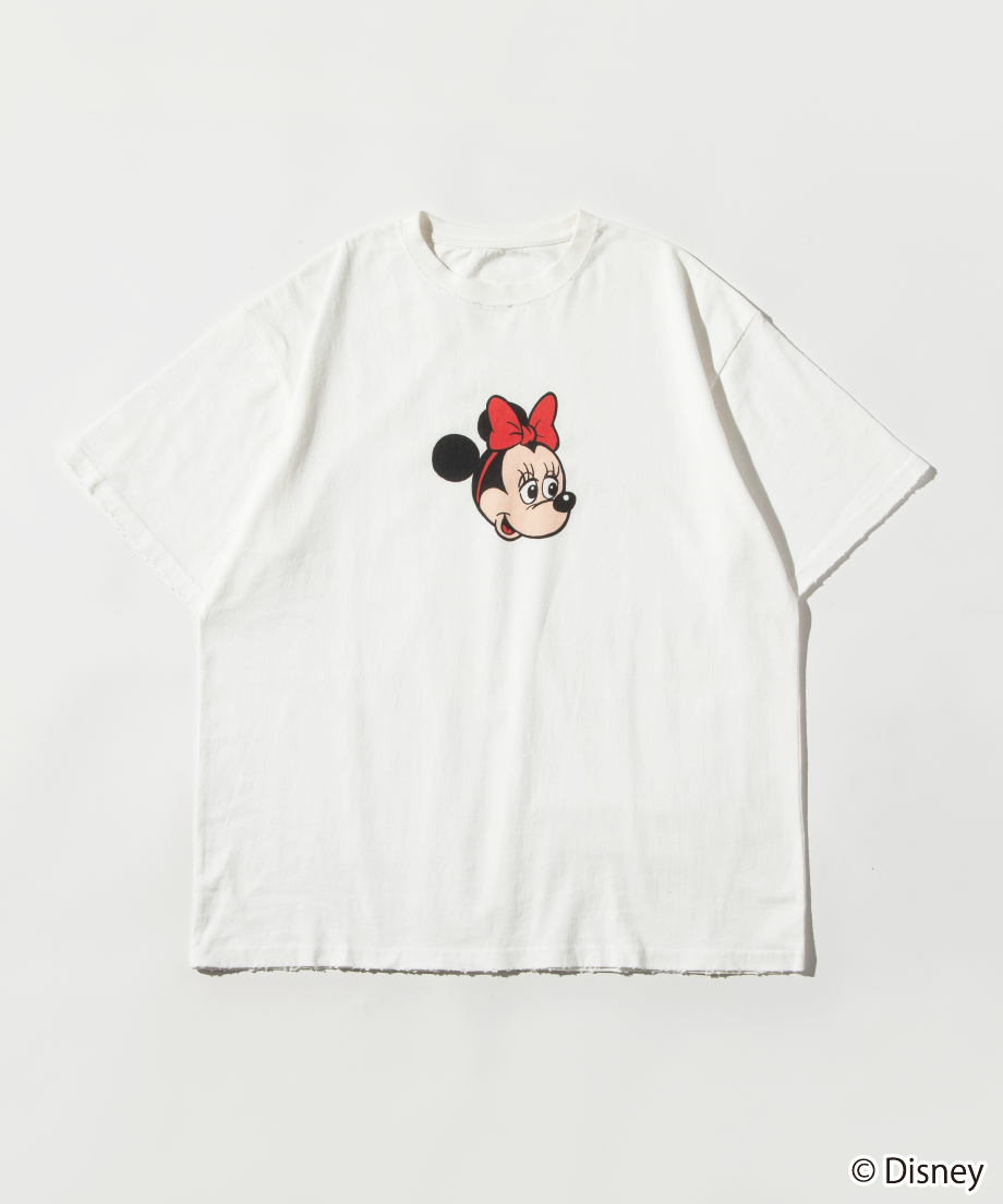Disney / OVER DYE SS TEE（ミニー）【WCJ-GC-027WHT02】