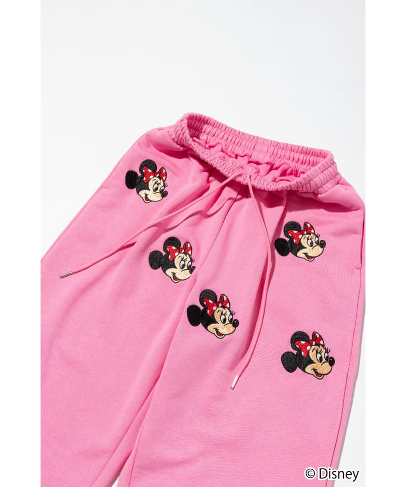 Disney / EMBROIDERY SWEAT PANTS(ミニー)【WCJ-TD-045