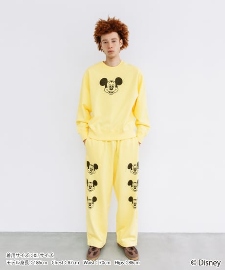 Disney / SWEAT PANTS(ミッキー)【WCJ-NA-050YEL01】